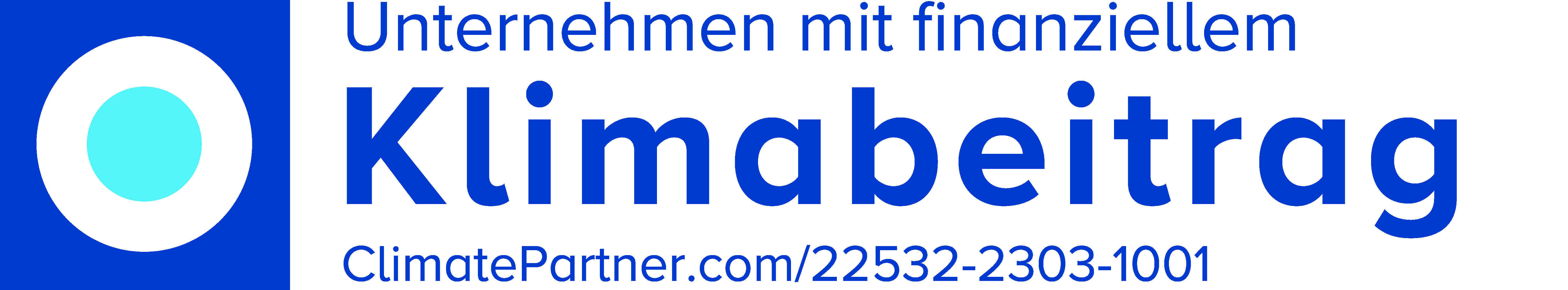 Logo klimaneutrales Unternehmen