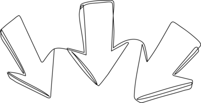 Pfeil Illustation für das Fazit